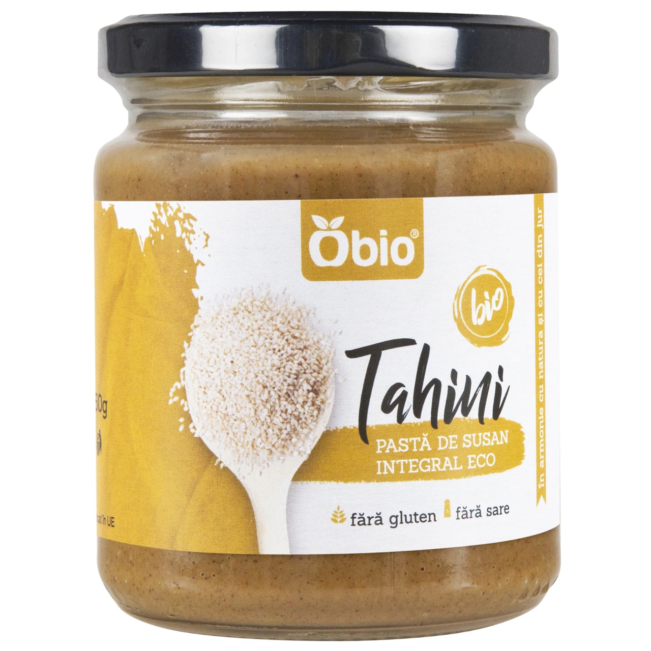 Pasta tahini bio din susan integral, 250g, OBio