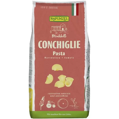 Paste Conchiglie Semola, Eco, 500g, Rapunzel