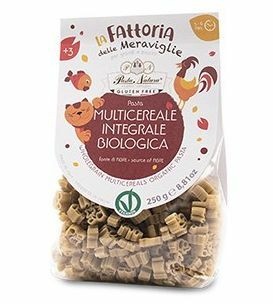 Paste integrale pentru copii multicereale eco, fara gluten, 250g, Pasta Natura
