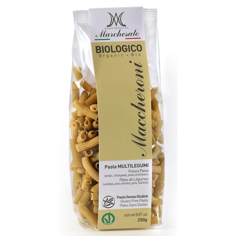 Paste maccheroni cu legume bio 250g Marchesato
