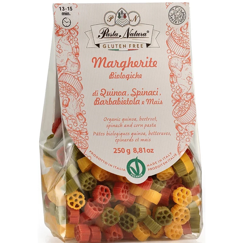 Paste margarete tricolore bio , 250g, Pasta Natura
