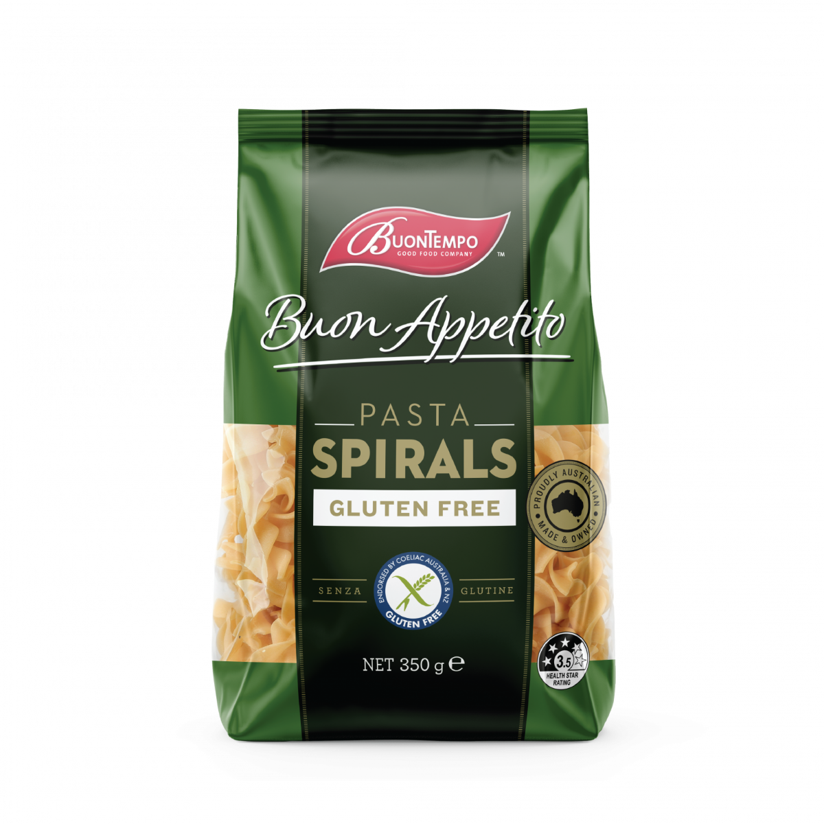 Paste spirale fara gluten, 350g, Orgran