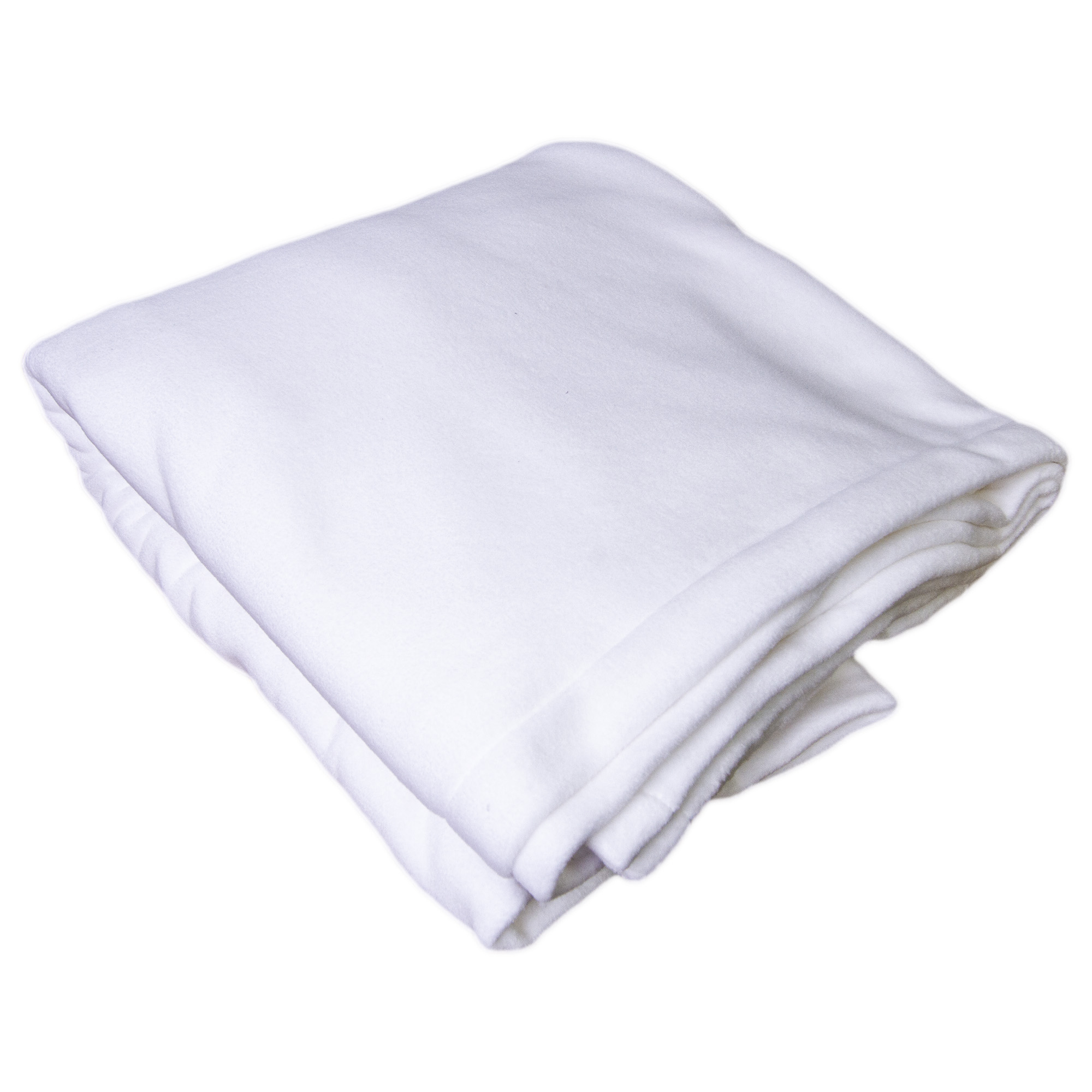 Patura pufoasa polar fleece, PRIMA, 150x200cm, alba