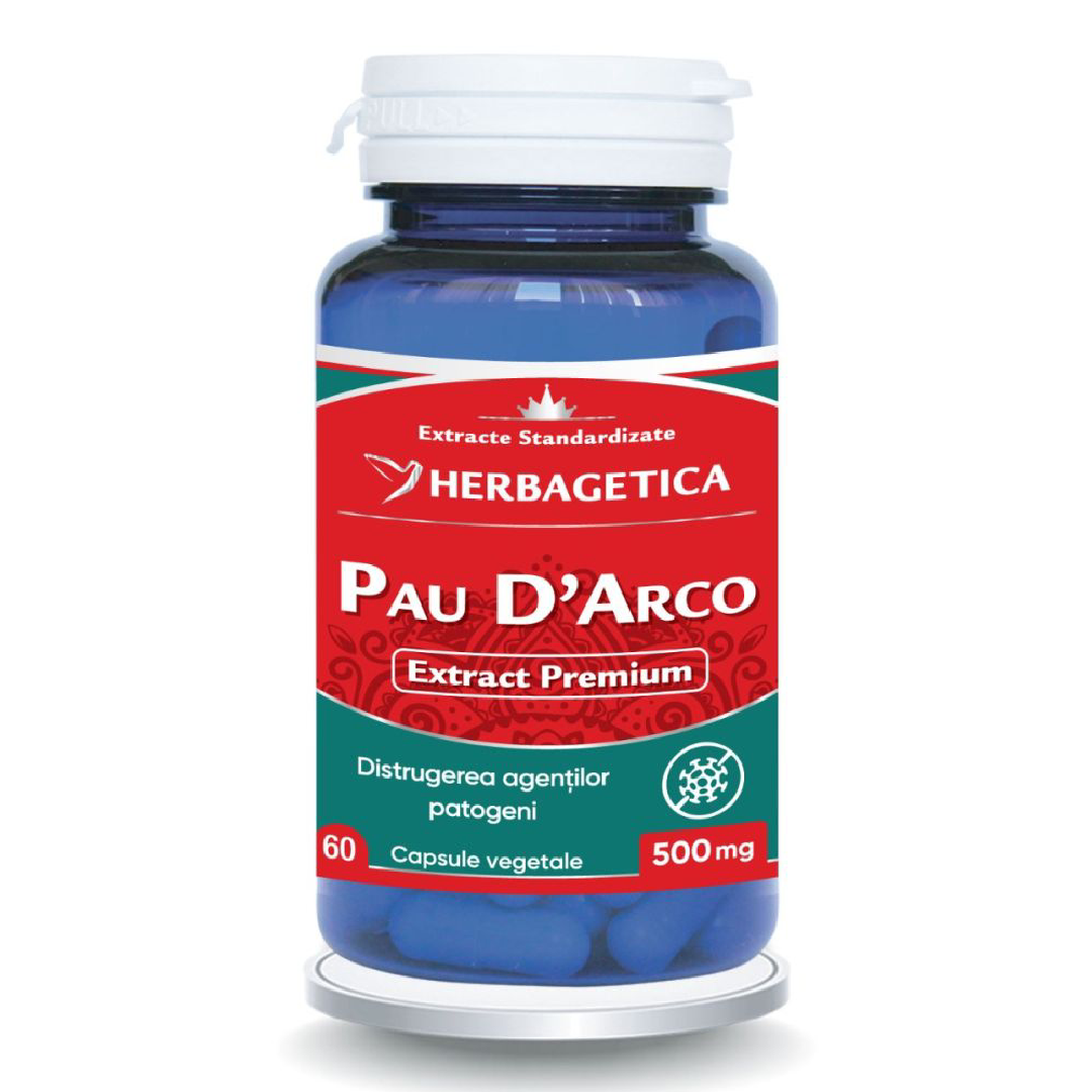 Pau D'Arco, 60 capsule, Herbagetica