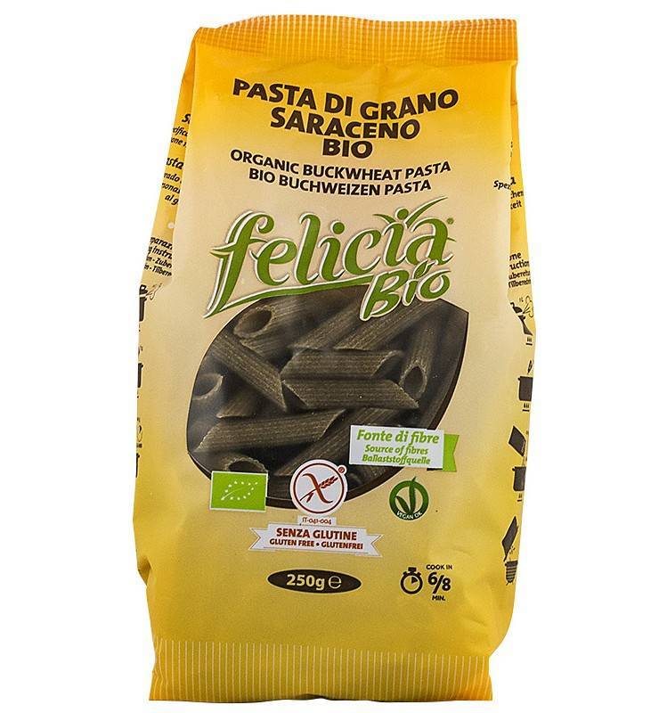 Penne din faina de hrisca - eco-bio 250g - Felicia Bio