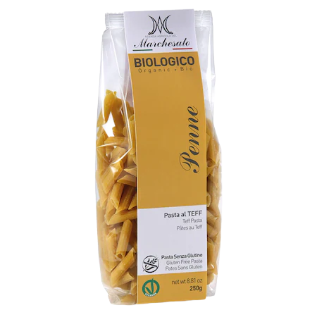 Penne din teff fara gluten Bio, 250g, Marchesato