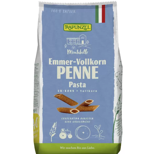 Penne Integral, 500g, Rapunzel