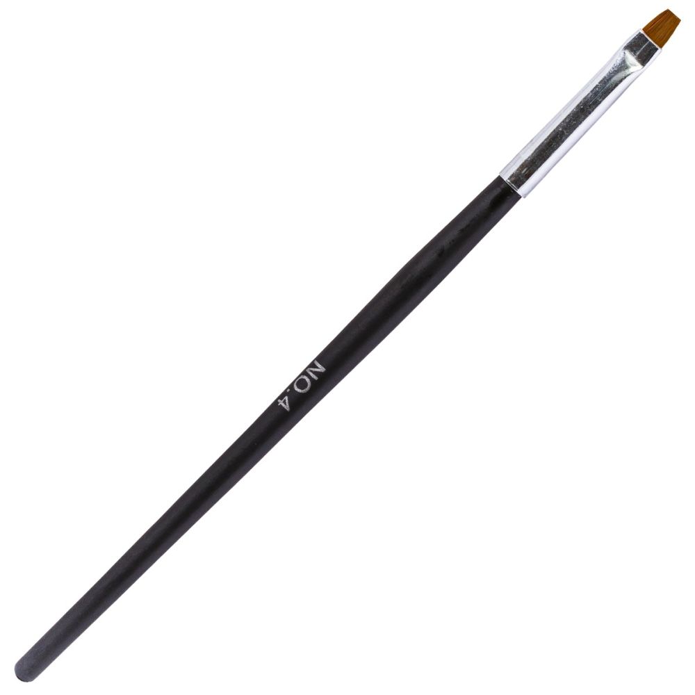Pensula profesionala unghii pentru gel UV, constructie si aplicare gel, fire sintetice, marimi 4, 6, 8