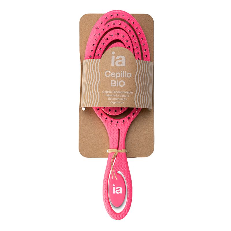 Perie descurcare par biodegradabila roz, Interapothek