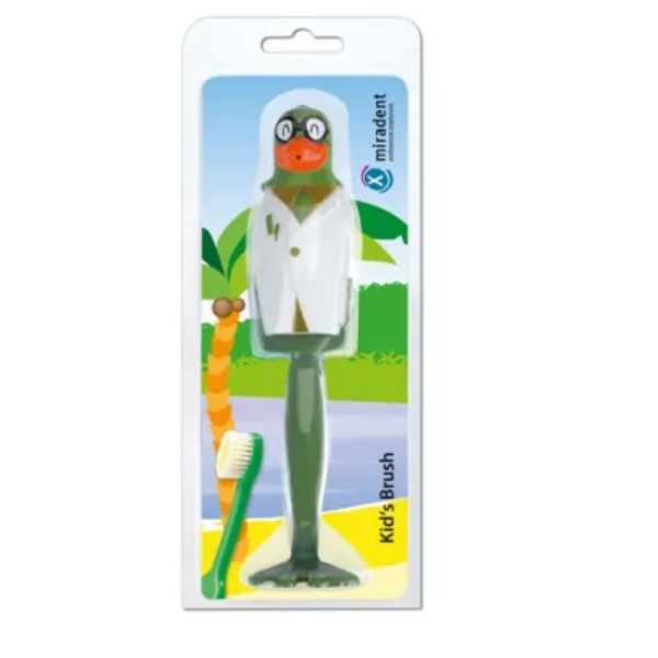 Periuta de dinti copii KIDS BRUSH Papagab, Miradent | 1 buc