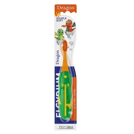 Periuță de dinți pentru copii 2-6 ani Dragon, 1 bucată, Elgydium