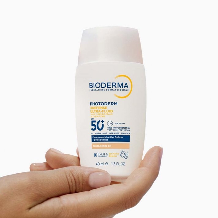 Photoderm XDefense Ultra-Fluid SPF50+ Colorat Fototip 02, 40ml, Bioderma