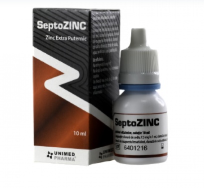 Picaturi oftalmice SeptoZinc, 10ml, Unimed