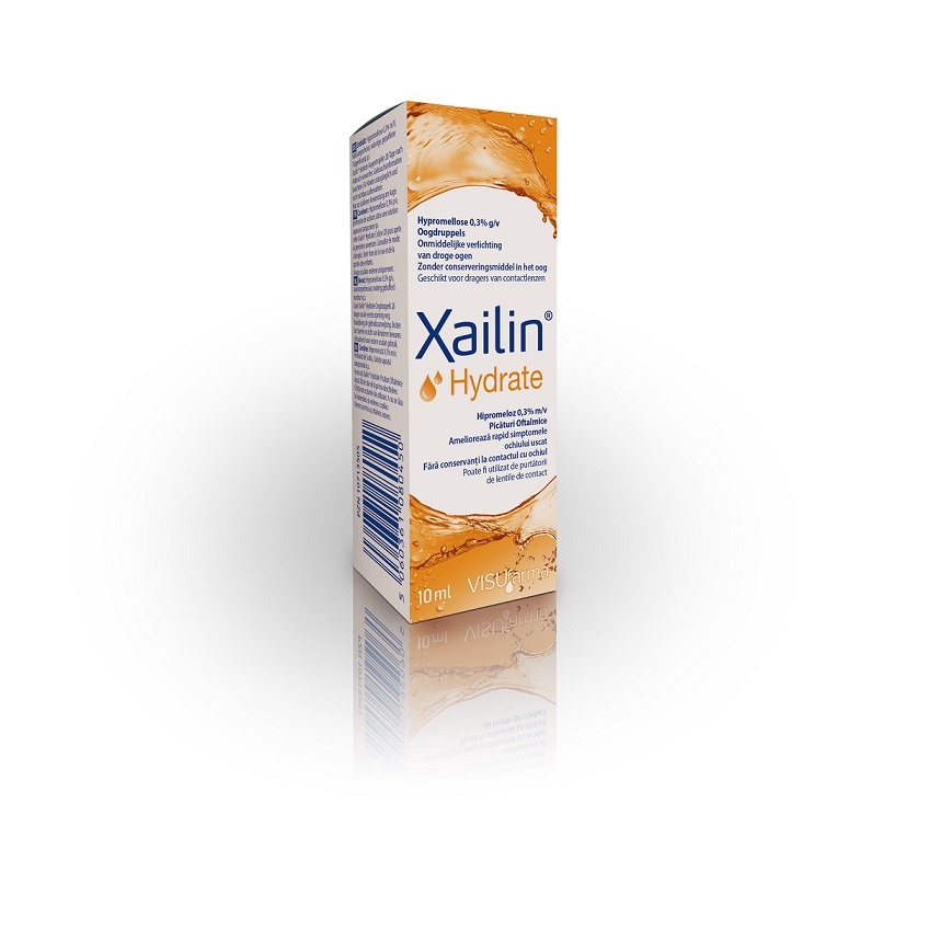Picaturi oftalmice Xailin Hydrate, 10ml, Visufarma