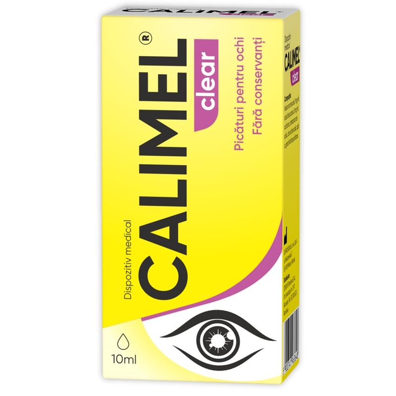Picaturi pentru ochi Calimel clear, Zdrovit | 10 ml