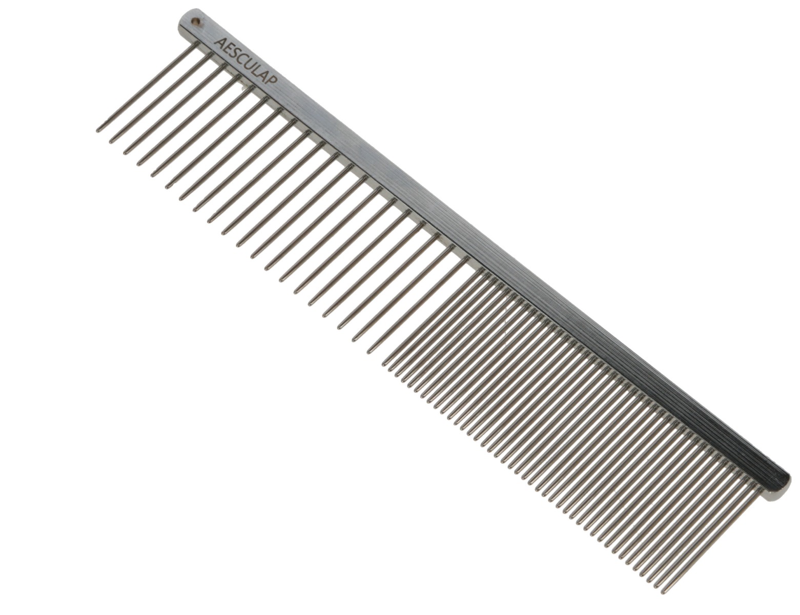 Pieptene metalic animale AESCULAP din otel inox, 190x40mm