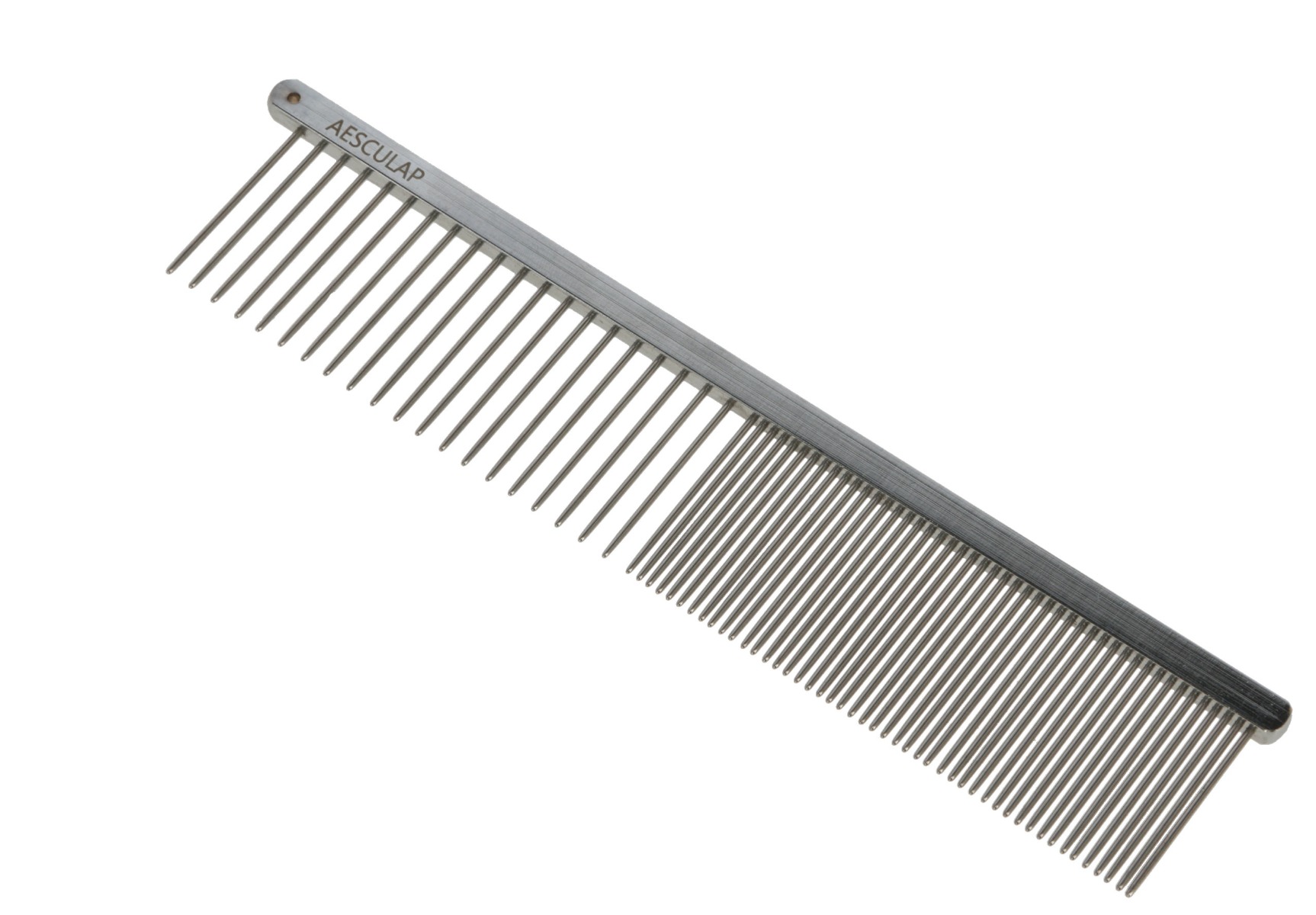 Pieptene metalic animale AESCULAP din otel inox, 202x40mm