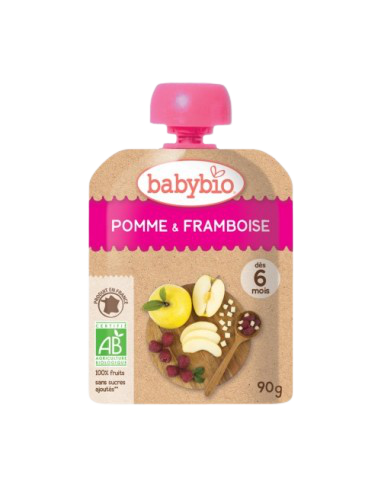 Piure de mar si zmeura bio, 90g, BabyBio