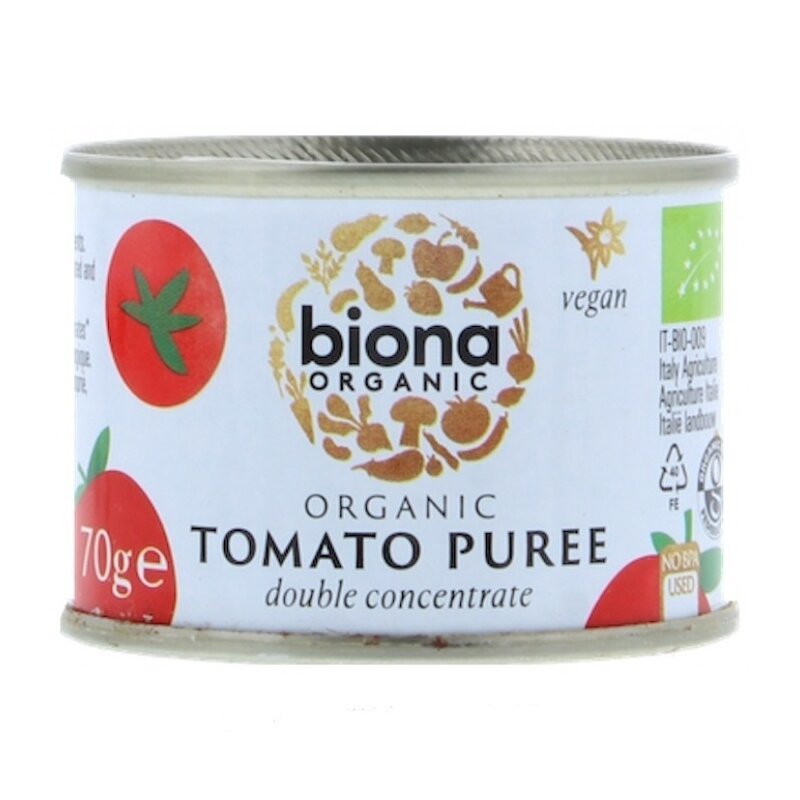 Piure de rosii dublu concentrat bio 70g Biona