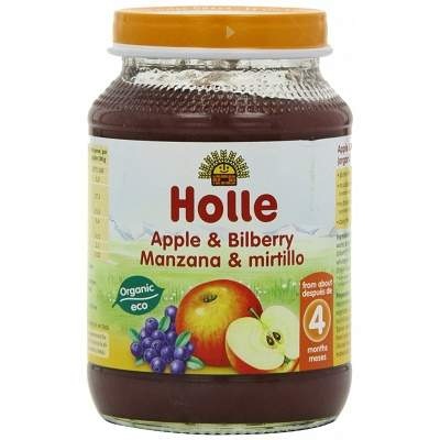 Piure Eco mere si afine 4 luni+, 190 g, Holle