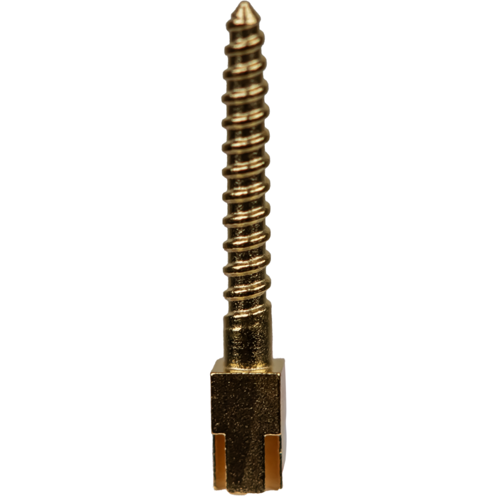 Pivoti endodontici din otel inox, auriti, diverse marimi, 12 buc
