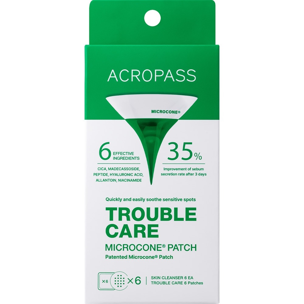 Plasturi anti-imperfecțiuni cu microconuri ACROPASS Trouble Care, 6 buc