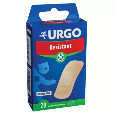 Plasturi asortati Rezistent, 20 bucati, Urgo