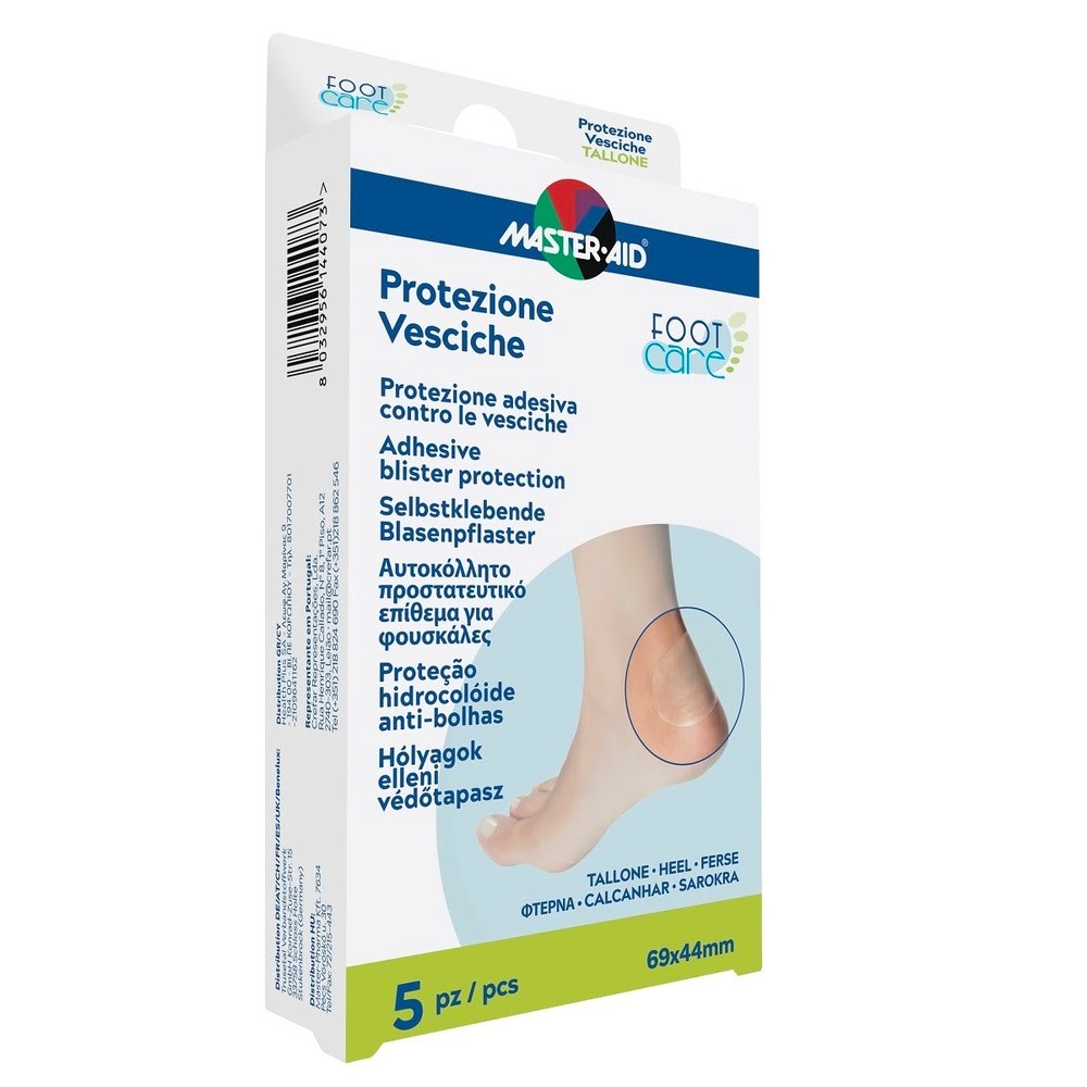 Plasturi cu hidrocoloid pentru calcaie Master-Aid, 5 bucati, Pietrasanta Pharma