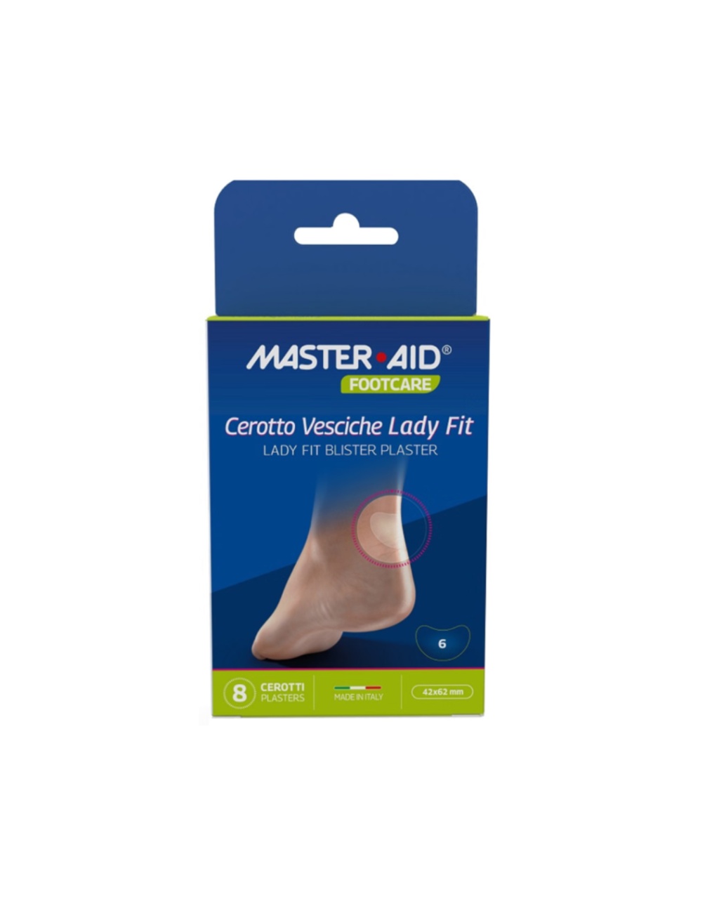 Plasturi hidrocoloidali pentru basici Lady Fit Foot Care, 6 bucati, Master-Aid