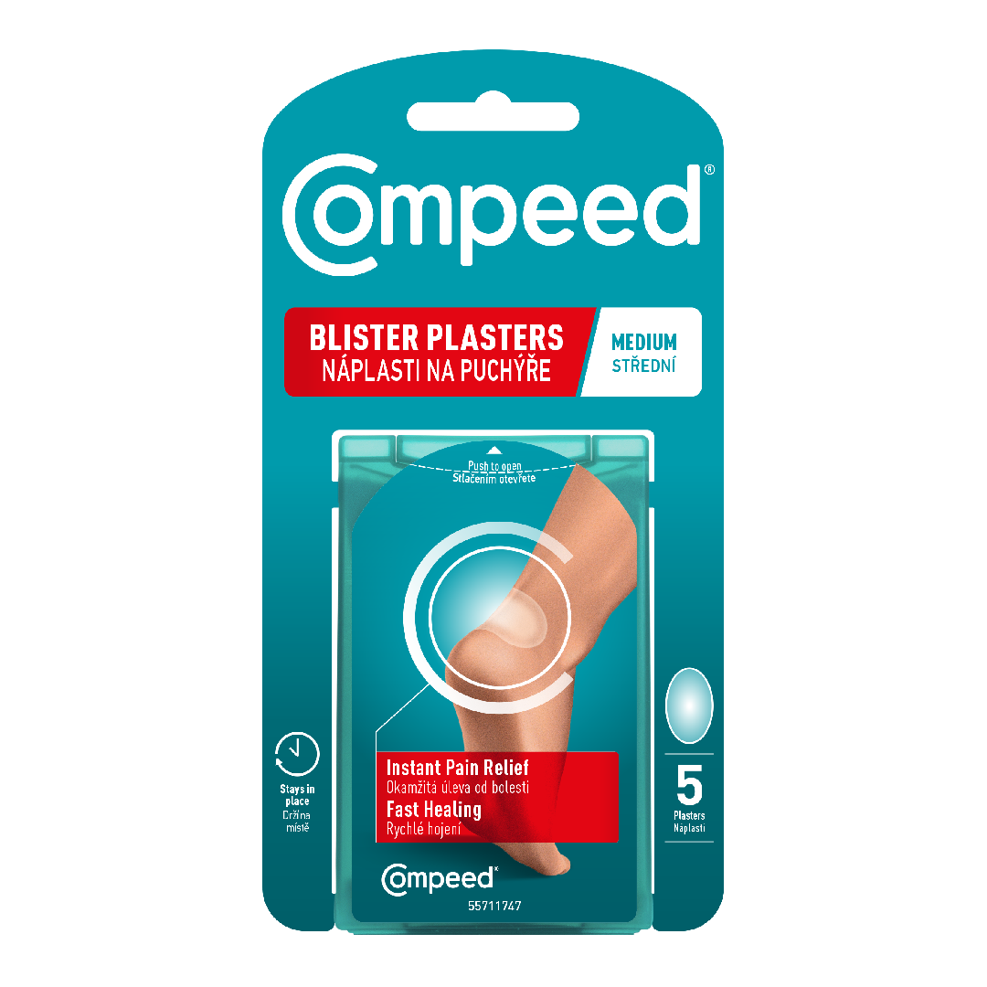 Plasturi medii pentru basici, 5 bucati, Compeed