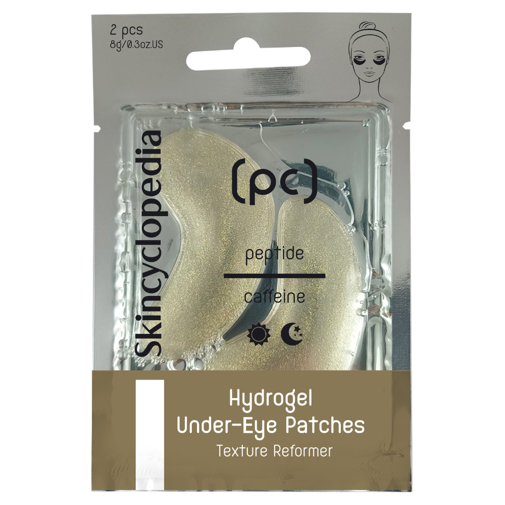 Plasturi pentru ochi hidrogel cu peptide si cofeina, 2 bucati, Skincyclopedia