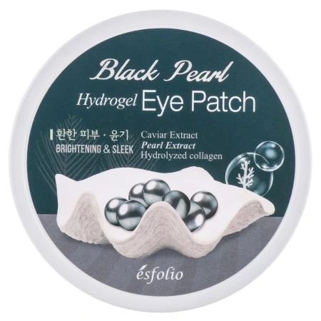 Plasturi pentru ochi tip hidrogel cu perle negre, 60 bucati, Esfolio