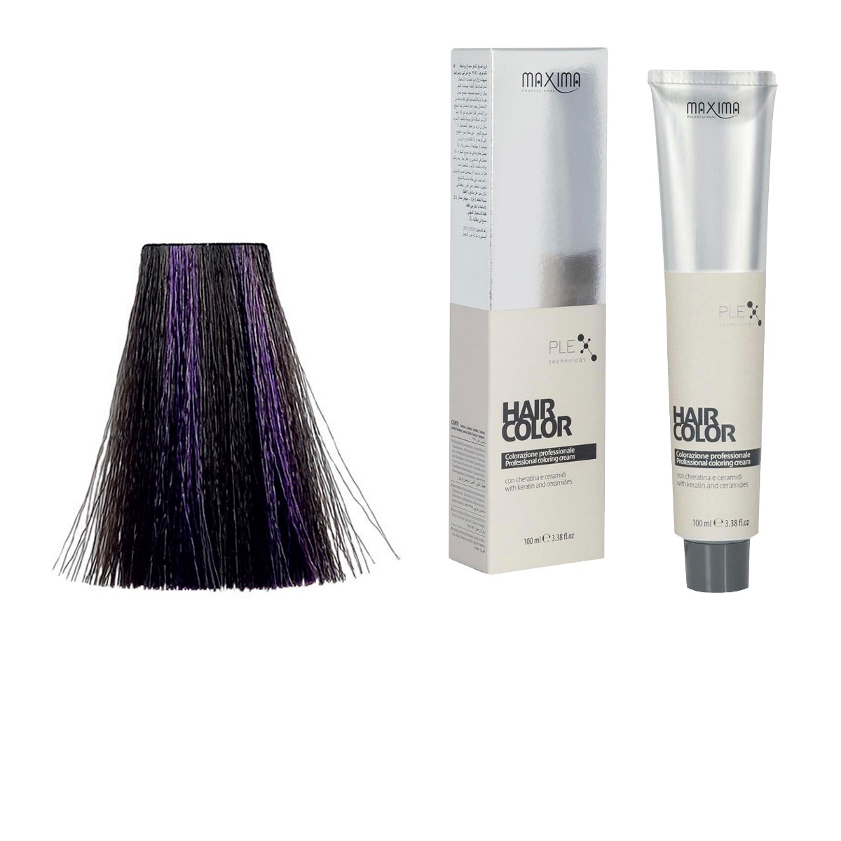 PMV Vopsea profesionala de par, Violet creativ, MAXIMA, 100ml