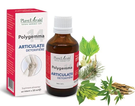 Polygemma 14, Articulatii detoxifiere, 50 ml, Plant Extrakt
