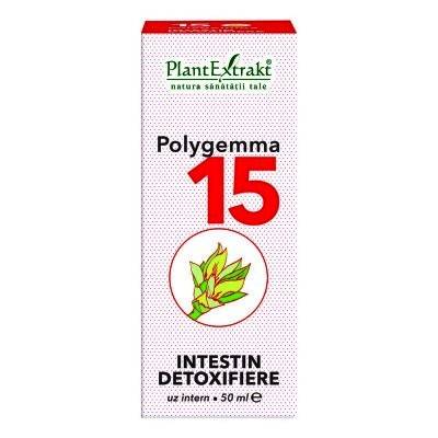 Polygemma 15 - Intestin detoxifiere 50ml Plantextrakt - poza 2