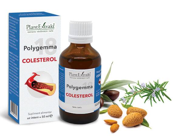 Polygemma 18 - Colesterol 50ml Plantextrakt - poza 1