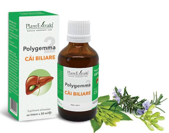 Polygemma 2 - Cai biliare 50ml Plantextrakt - poza 1