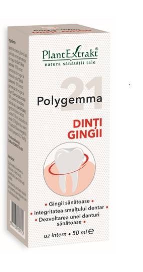 Polygemma 21 - Dinti, Gingii, 50ml Plantextrakt - poza 2