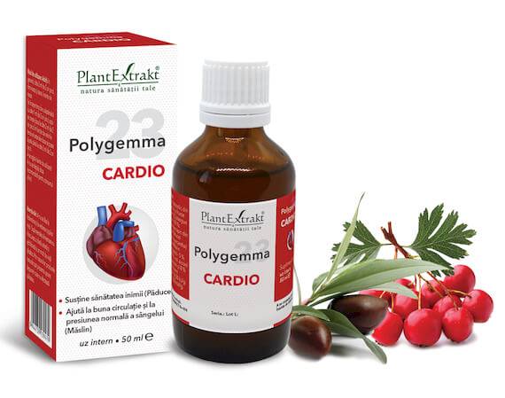 Polygemma 23 Cardio, 50ml - Plantextrakt - poza 1