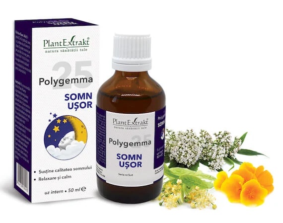 Polygemma 25 Somn Usor, 50 ml, Plant Extrakt