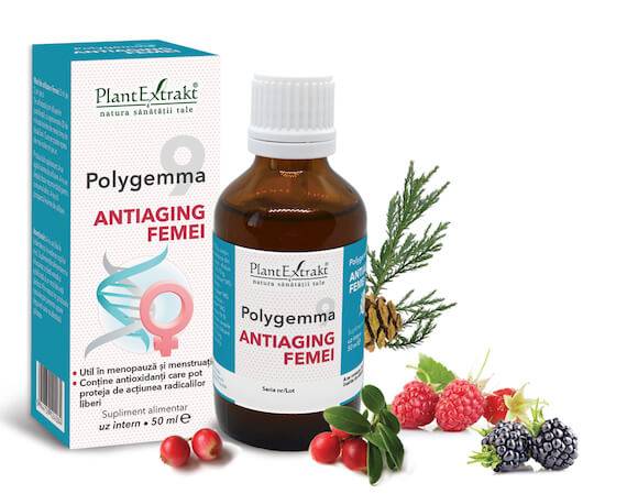 Polygemma 9 - Femei 50 plus 50ml Plantextrakt - poza 1