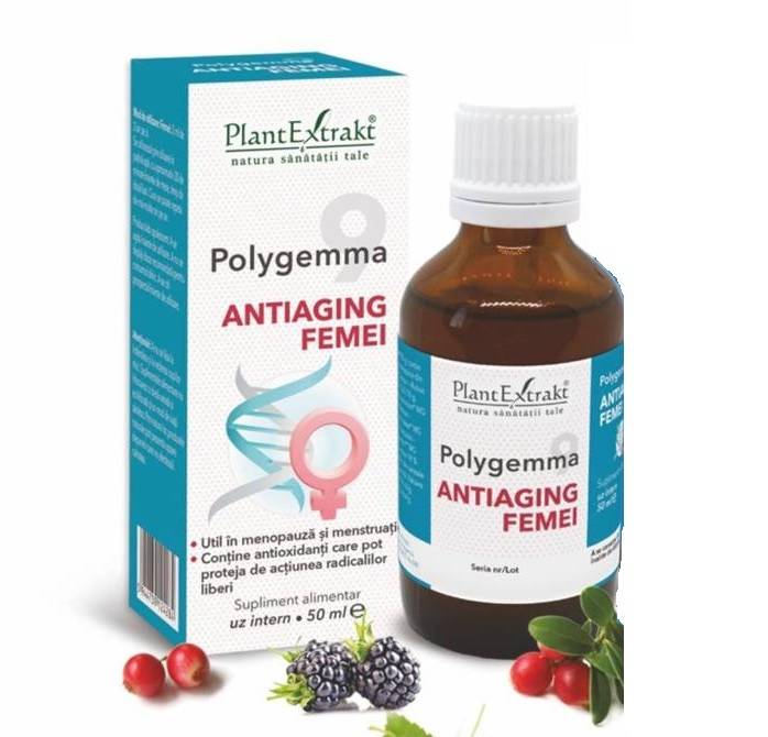Polygemma 9 - Femei 50 plus 50ml Plantextrakt - poza 2