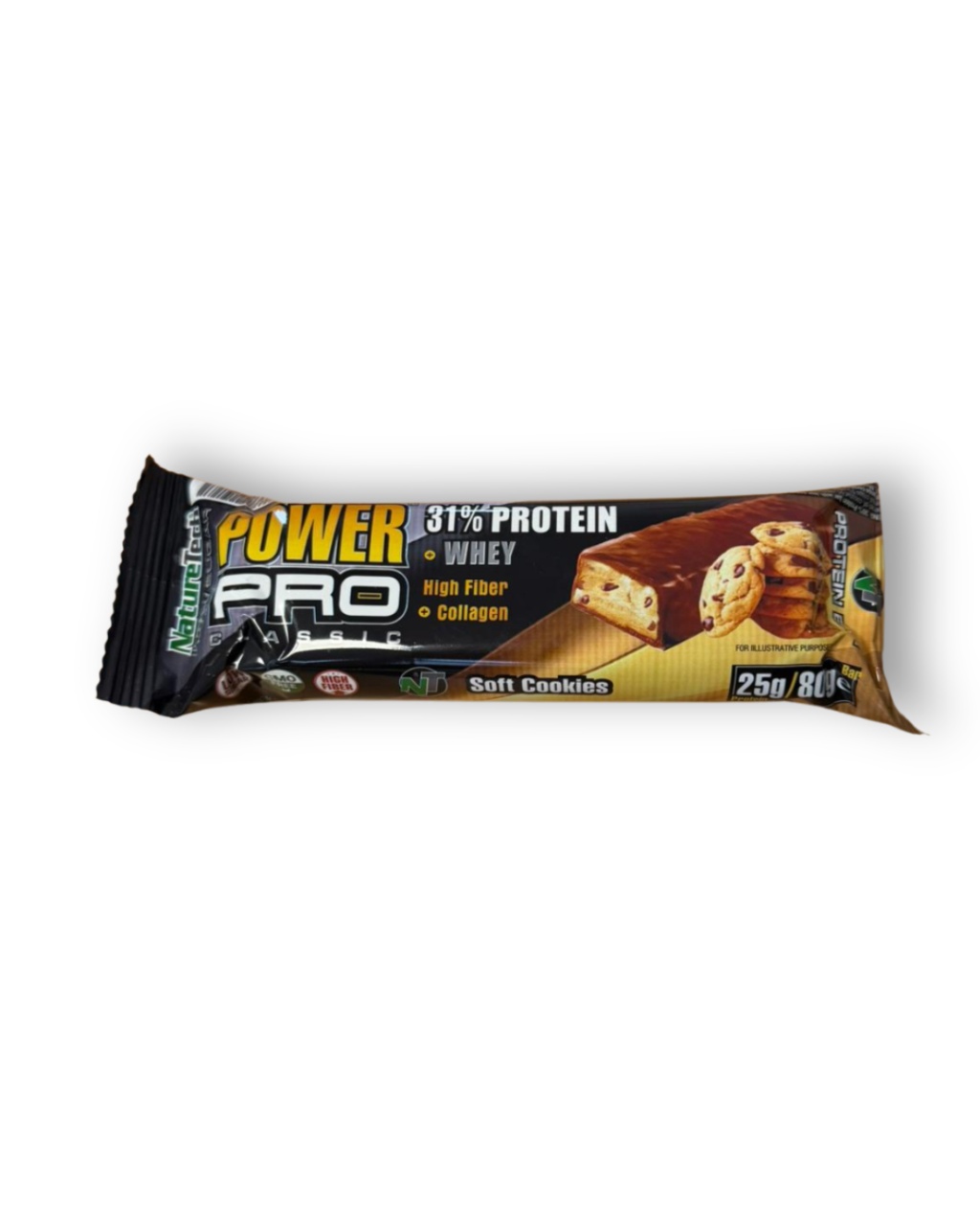 Power Pro, baton energizant proteic, 80g, Nature Tech