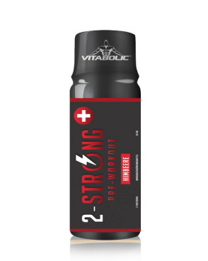 Pre-Workout 2-Strong Shot Zmeura, 60ml, Vitabolic