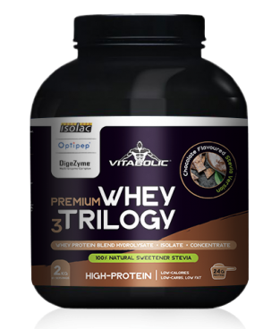 Premium Whey Trilogy Ciocolata, 2kg, Vitabolic
