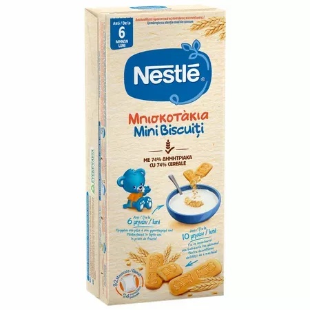 Primul biscuit al sugarului +6 luni, 180g, Nestle