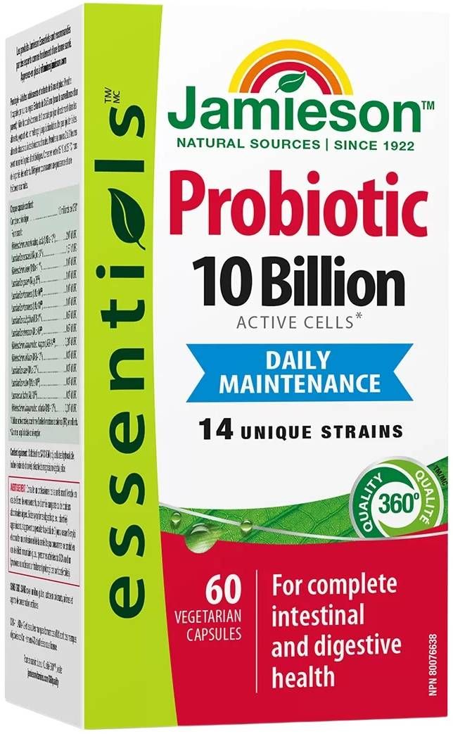 Probiotic 10 miliarde, Jamieson | 60 capsule