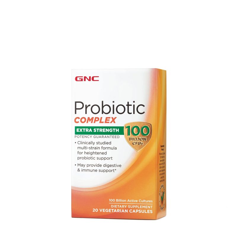 Probiotic complex Extra Strenght Multi Strain, GNC, 100 miliarde CFU | 20 cps