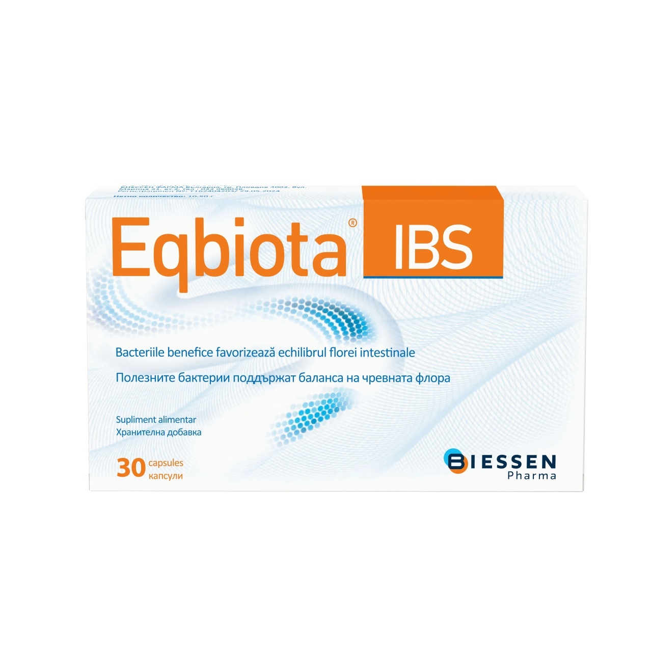 Probiotic Eqbiota IBS, 30 capsule, Biessen Pharma
