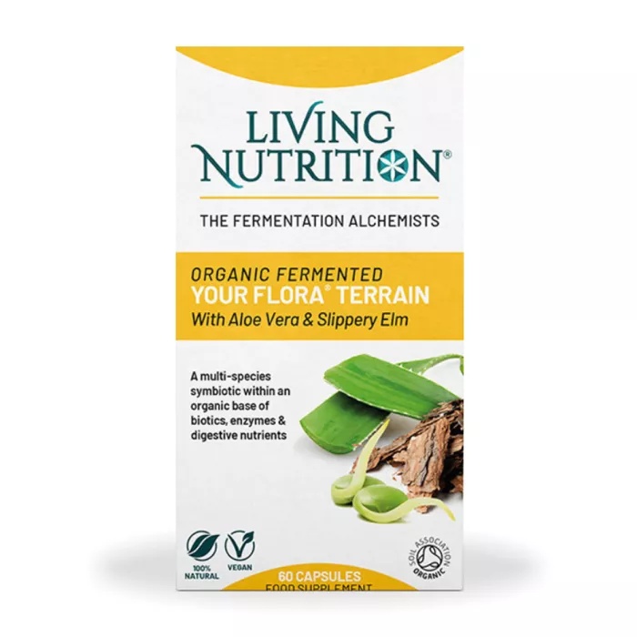 Probiotice fermentate pentru intreaga familie Terrain 700 mg, 60 capsule, Living Nutrition